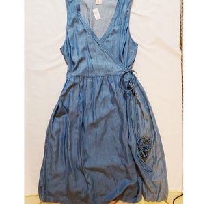 GAP Denim Wrap Dress